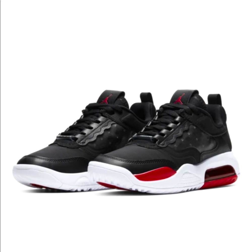 Nike Jordans Kids Black and Red Sneakers